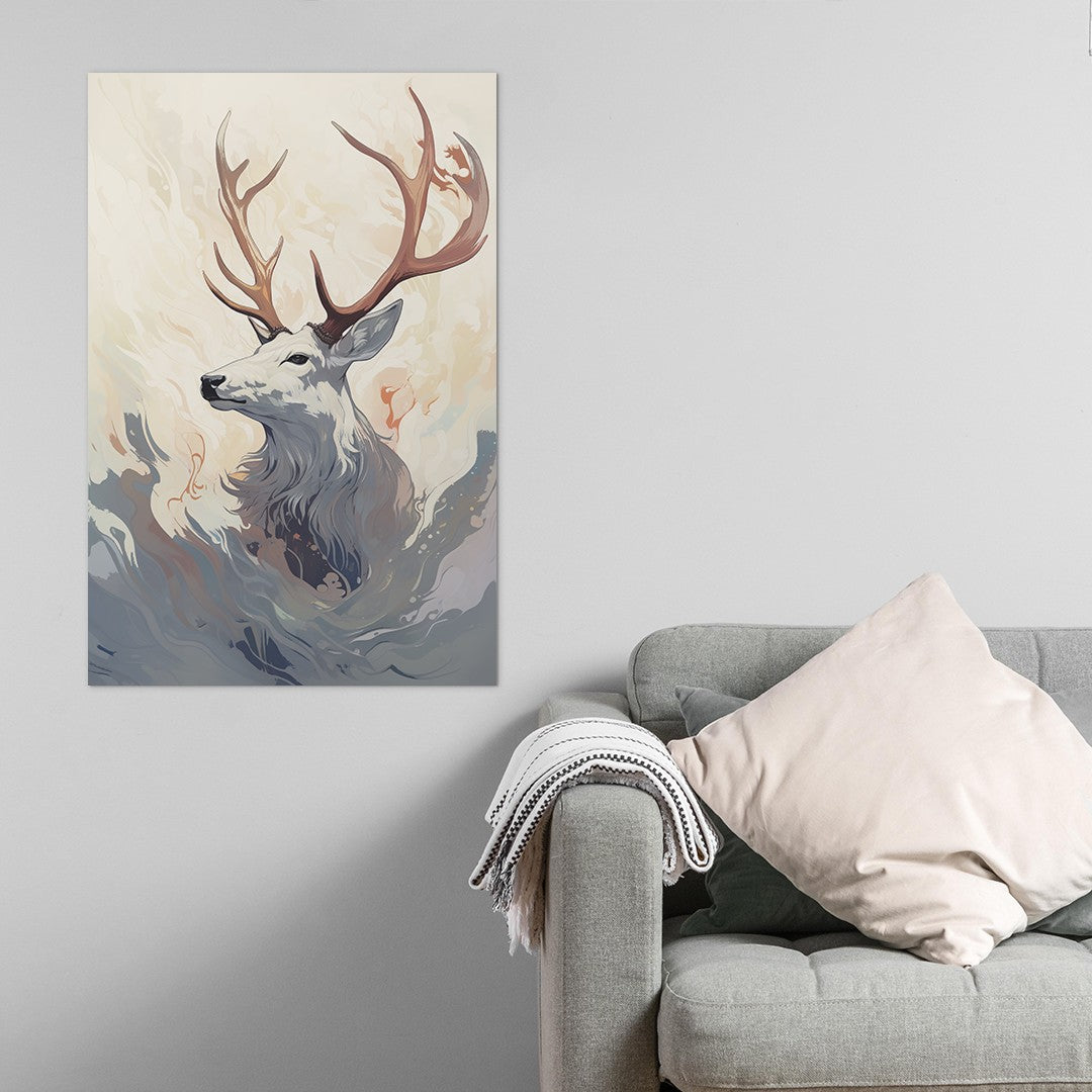 Abstract Elk Visions Wall Art