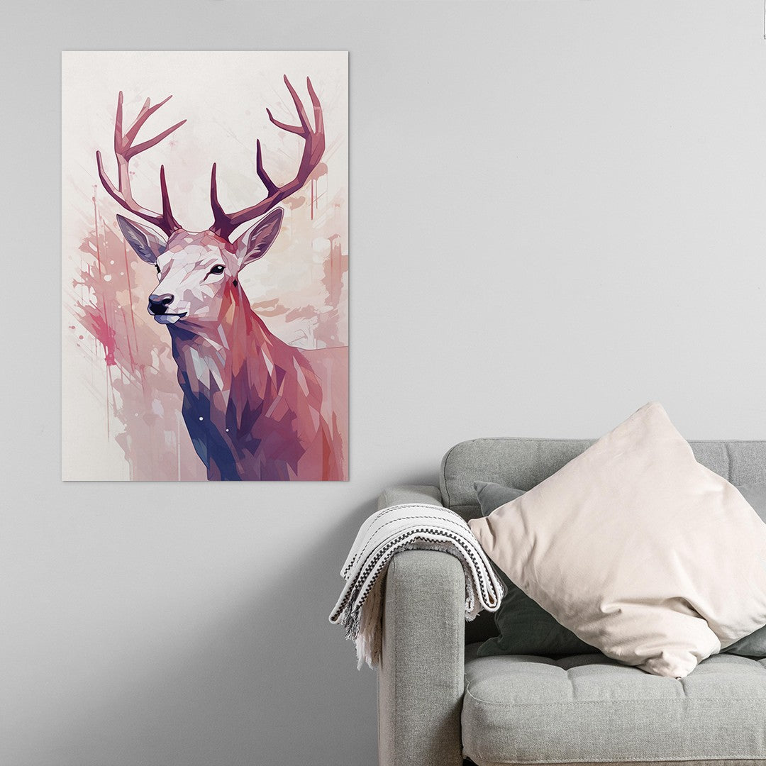 Elk Abstract Wall Art
