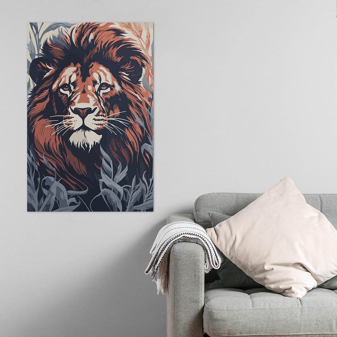 Commanding Authority Of Lion Wall Art