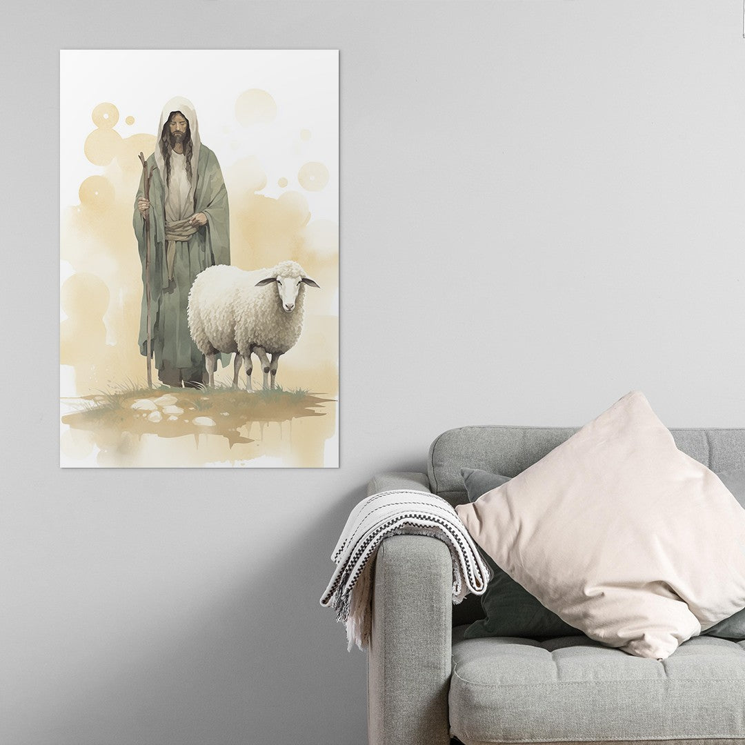 The Shepherd Guardian of the Flock Wall Art