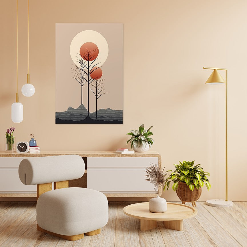 Boho Tree Wall Art - 2