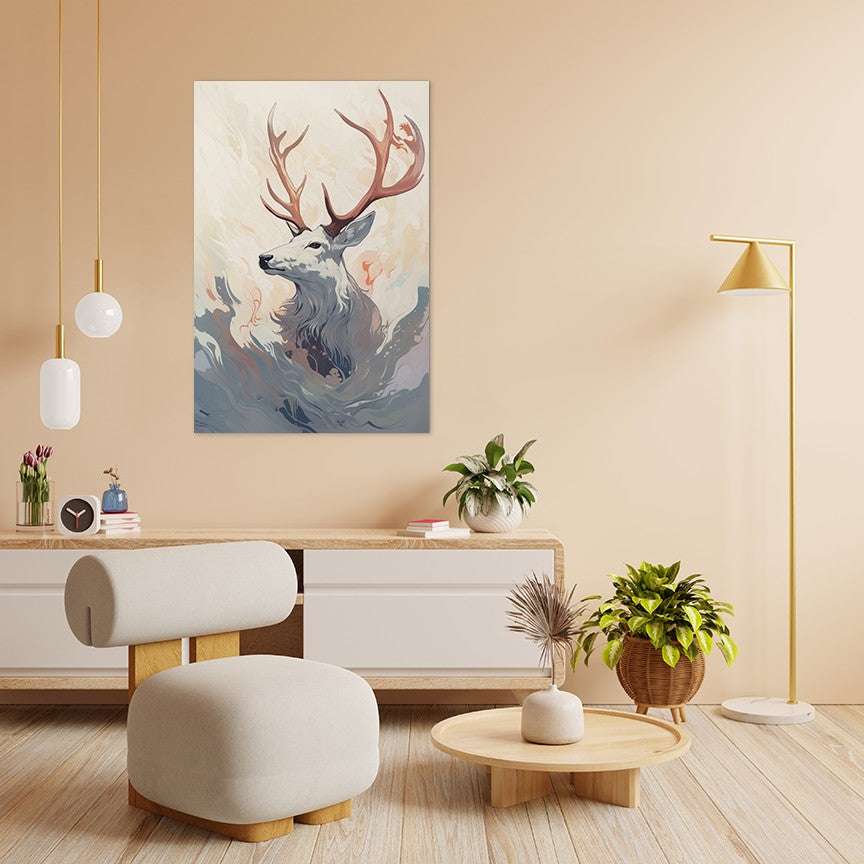 Abstract Elk Visions Wall Art