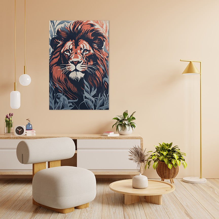 Commanding Authority Of Lion Wall Art