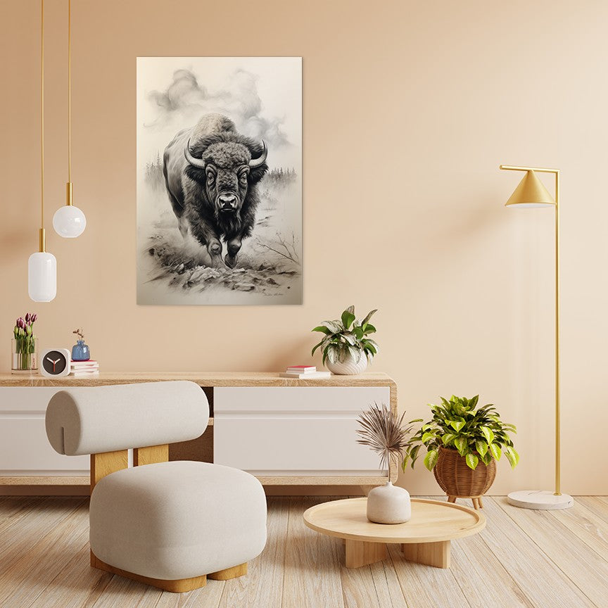 Bison In Hayden Valley