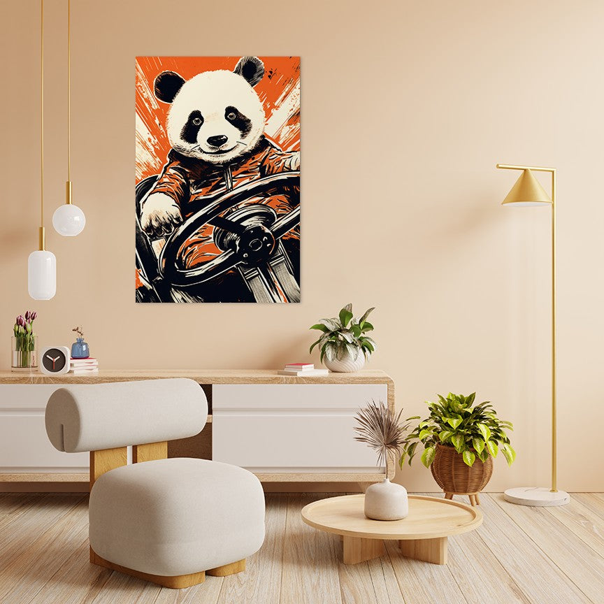 Panda's Joyride Wall Art