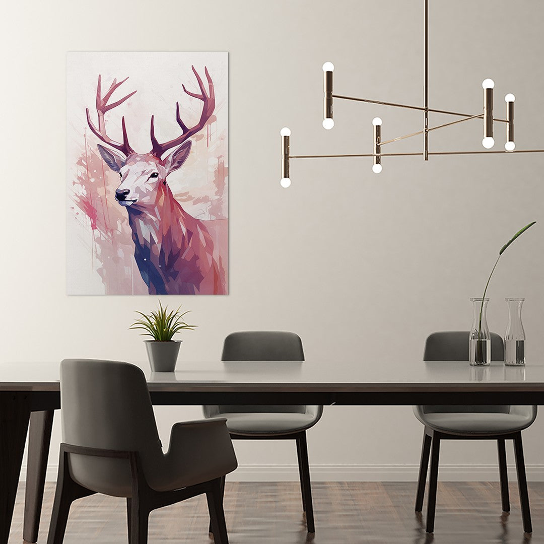 Elk Abstract Wall Art