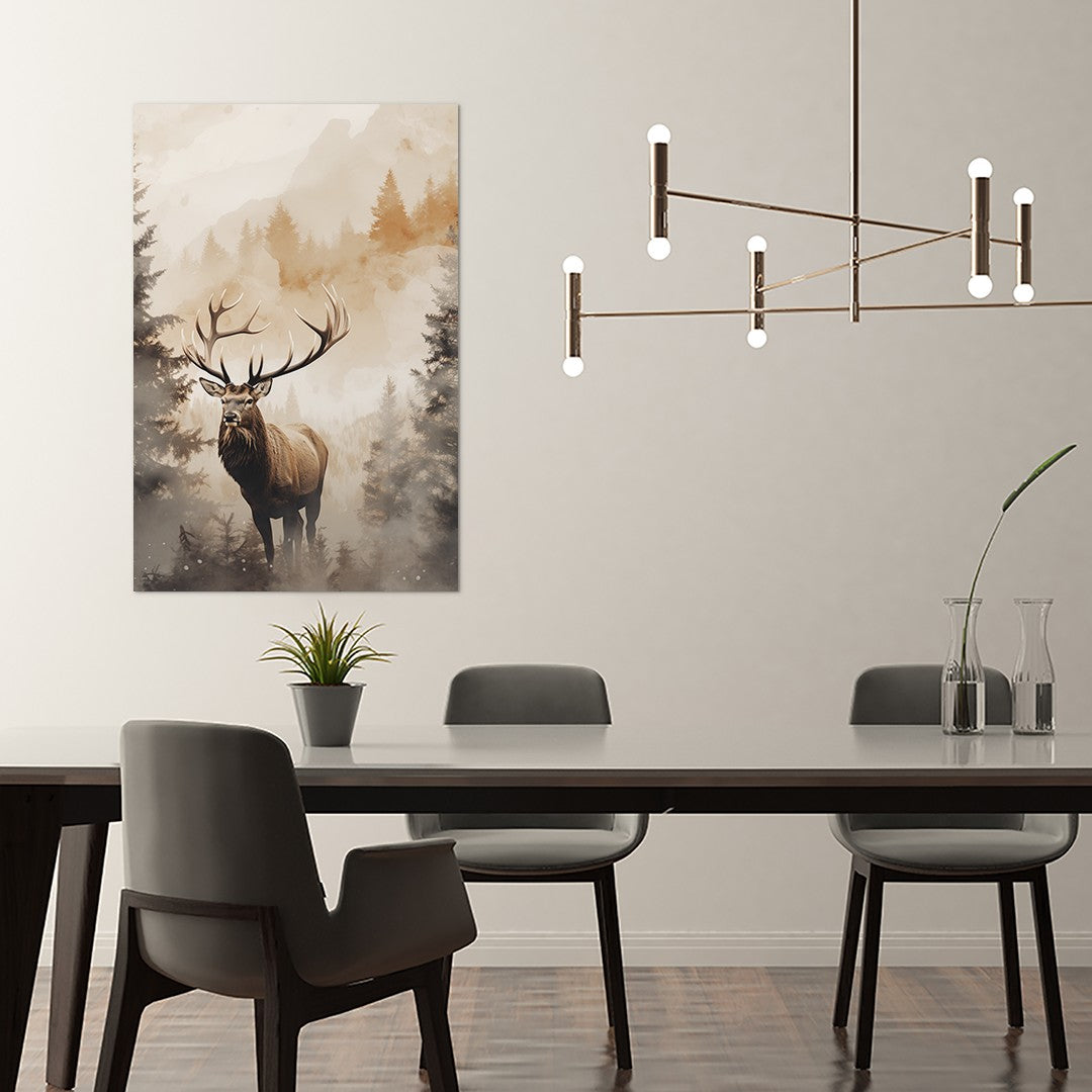 The Forest Elk Wall Art