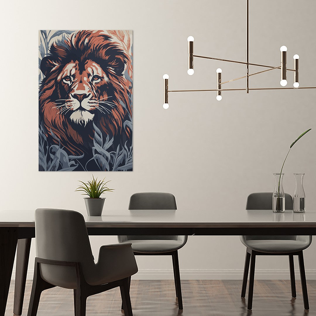 Commanding Authority Of Lion Wall Art