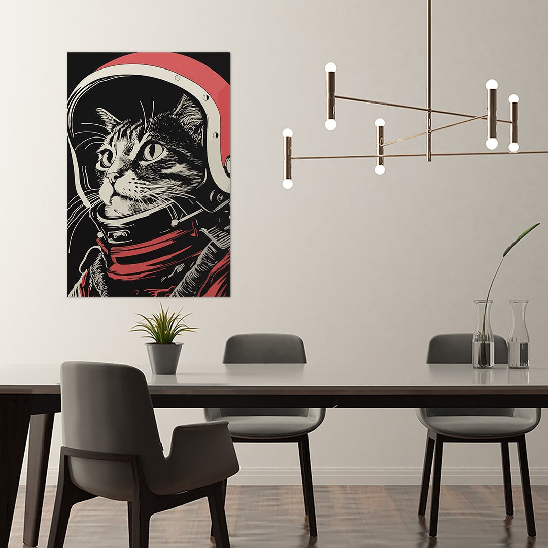 Astronaut Cat Wall Art