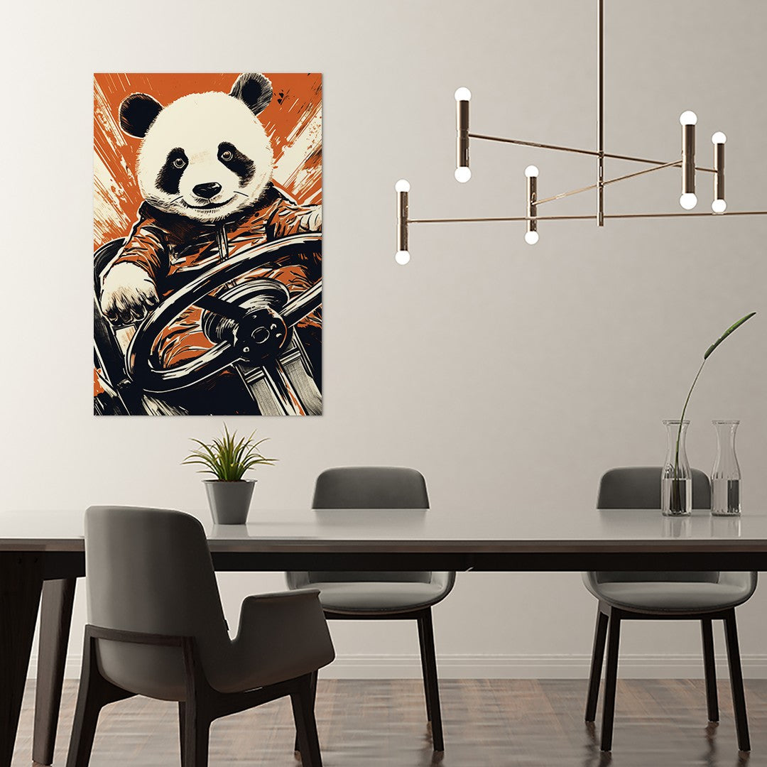 Panda's Joyride Wall Art