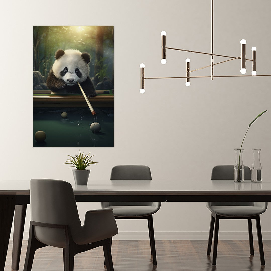 The Panda's Snooker Delight Wall Art