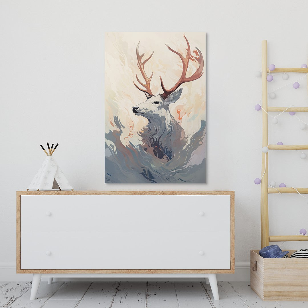 Abstract Elk Visions Wall Art