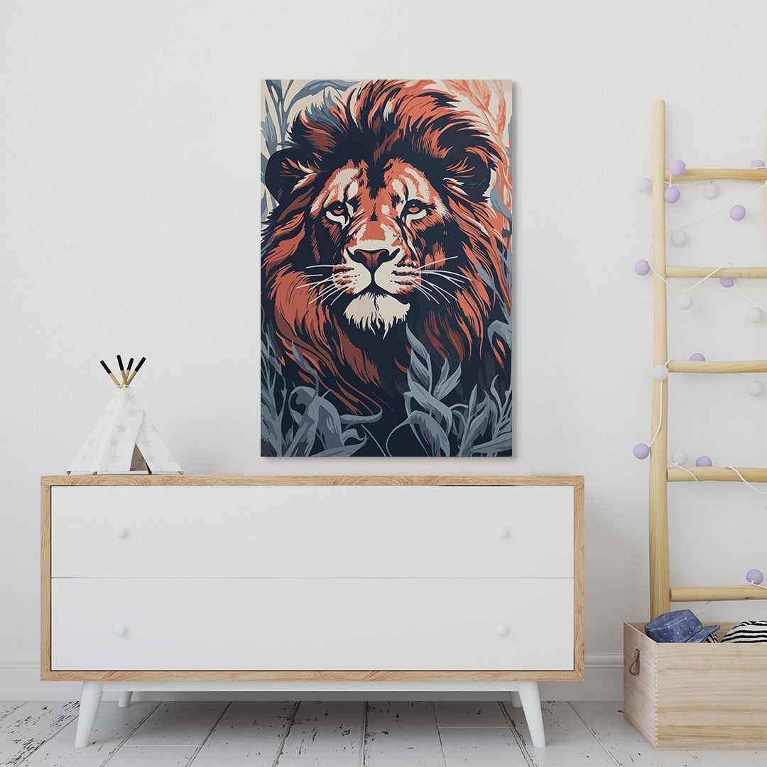 Commanding Authority Of Lion Wall Art