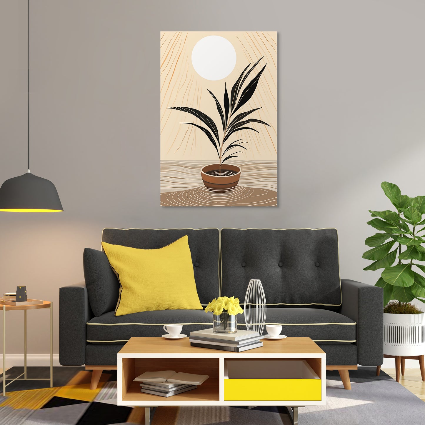 Boho Plant Wall Art - 2