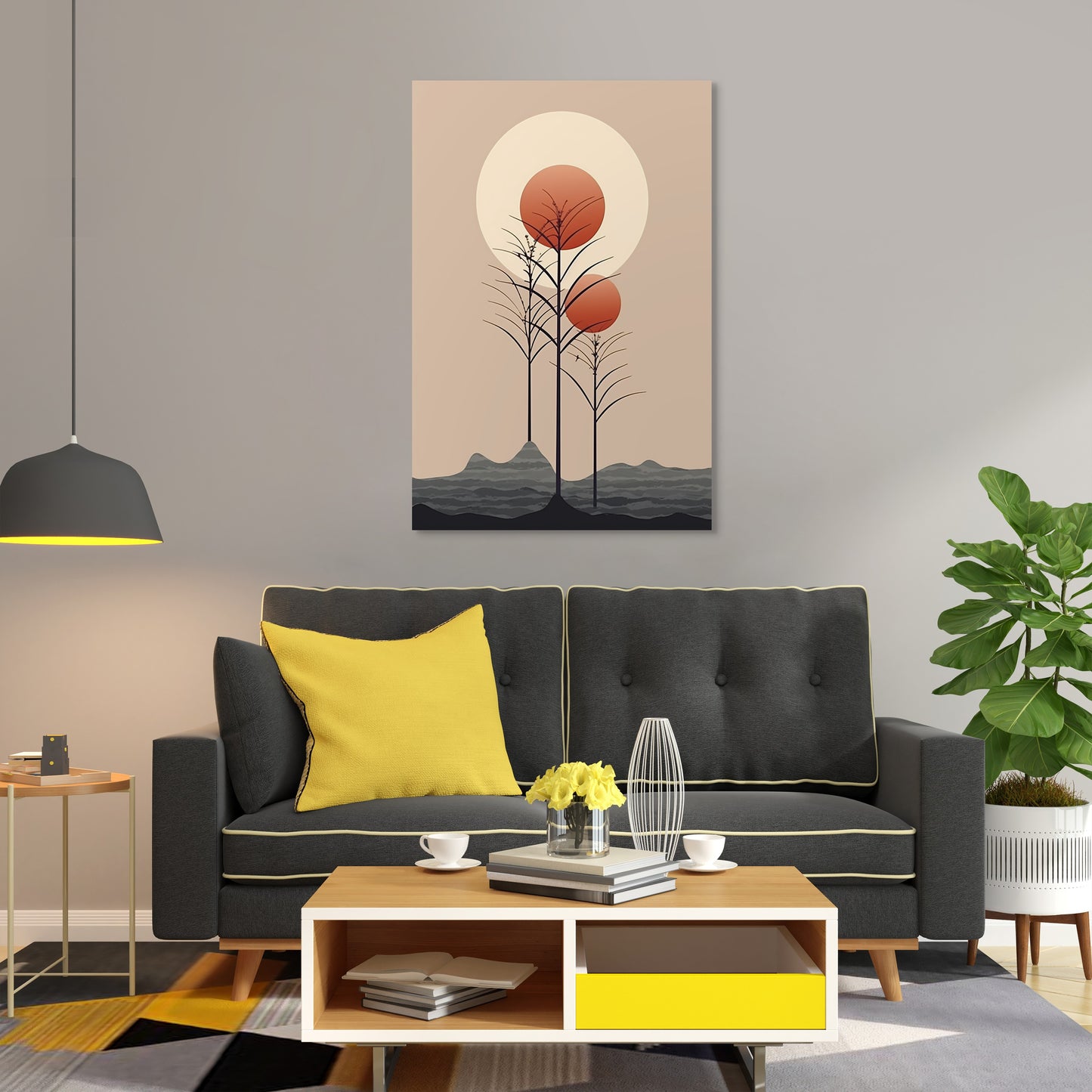 Boho Tree Wall Art - 2