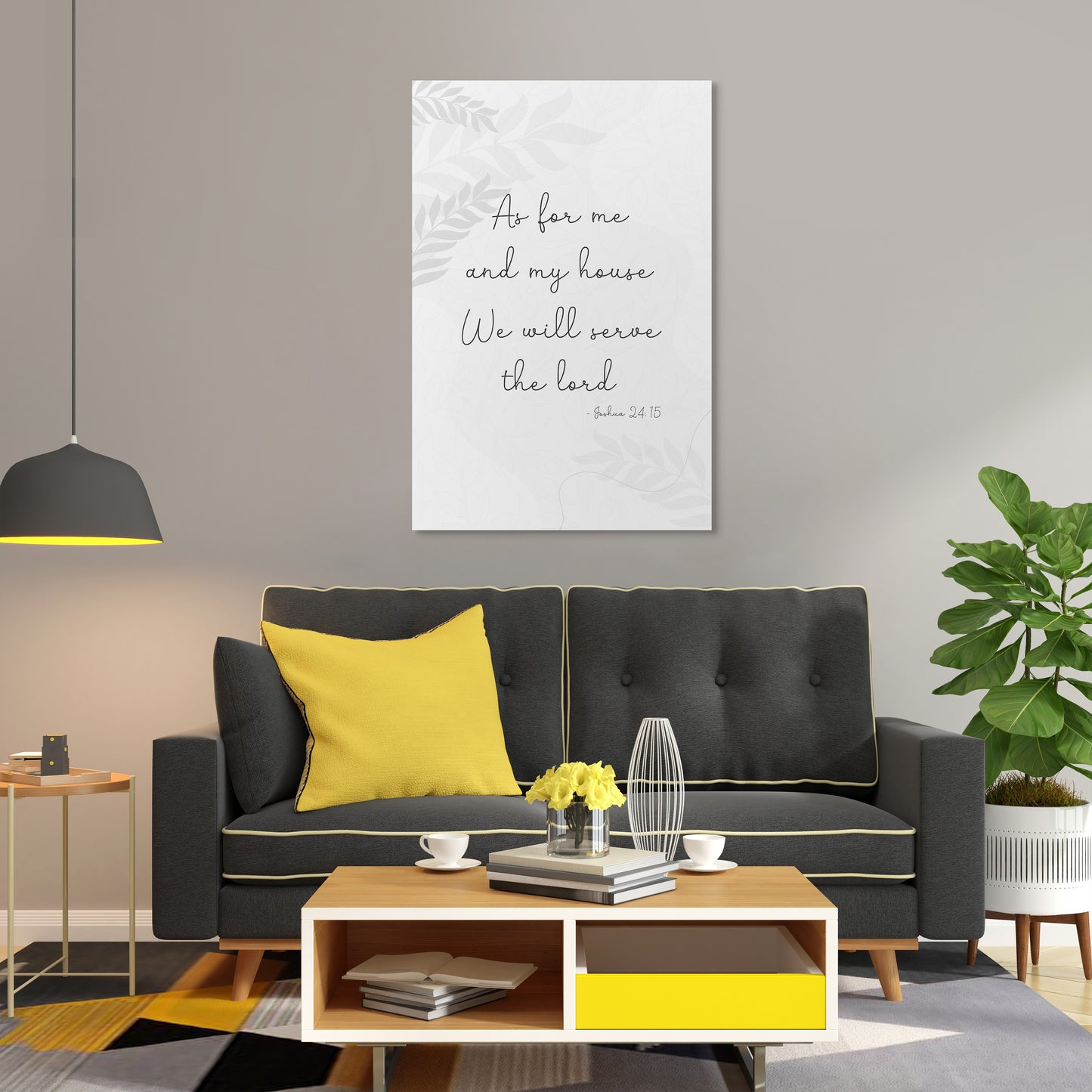 Joshua 24:15 - As for me and my house we will serve the lord. -1