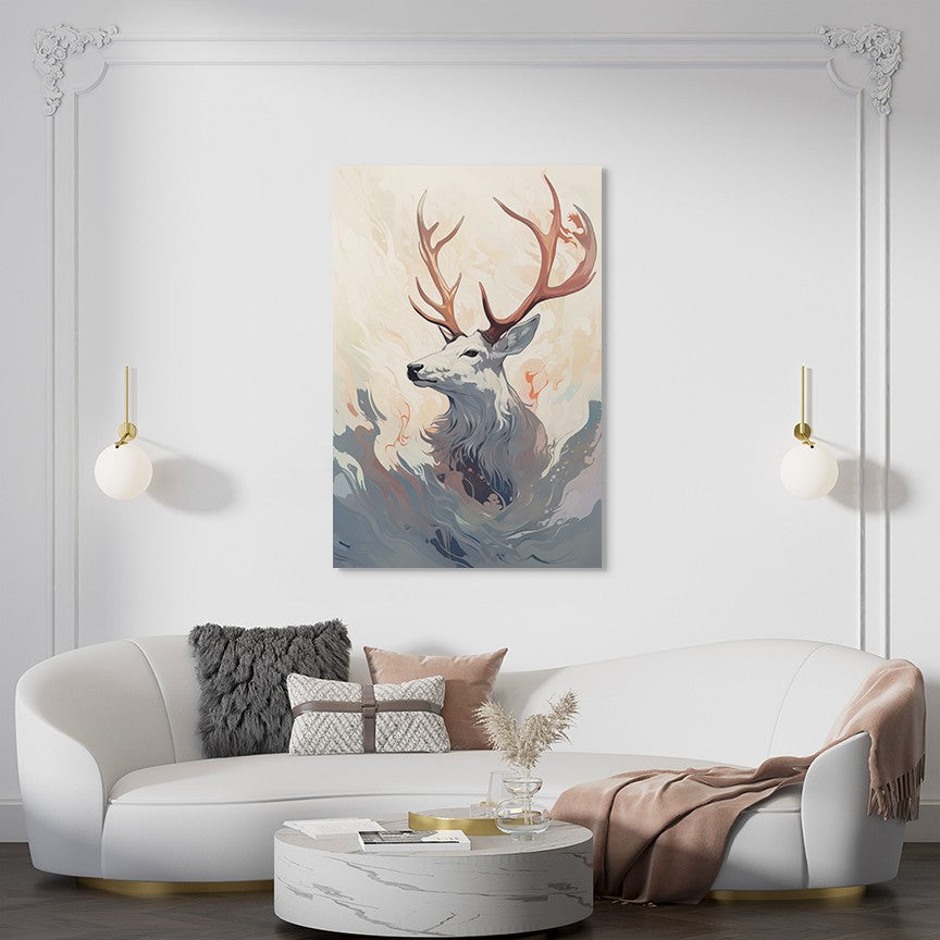 Abstract Elk Visions Wall Art