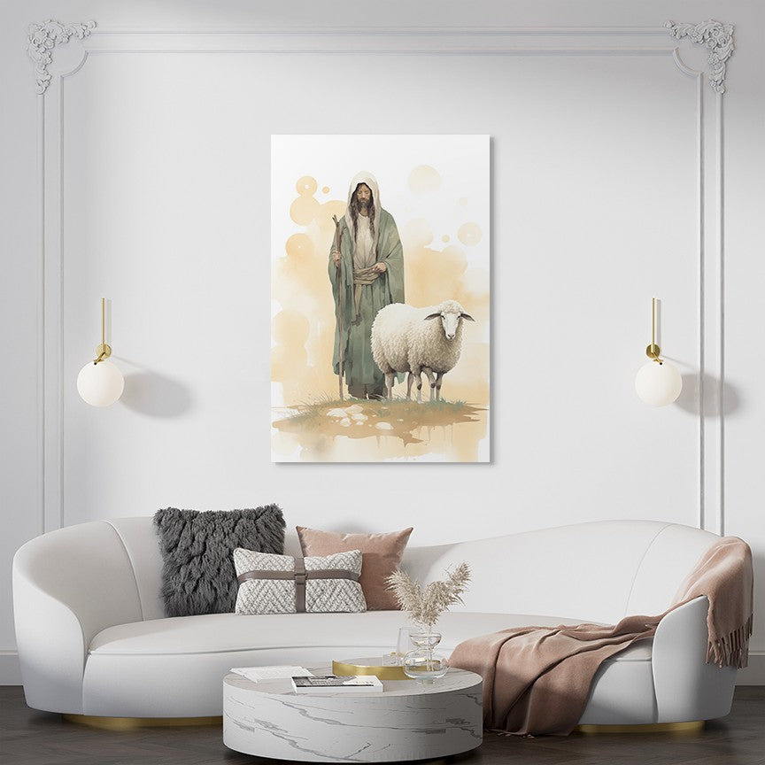 The Shepherd Guardian of the Flock Wall Art