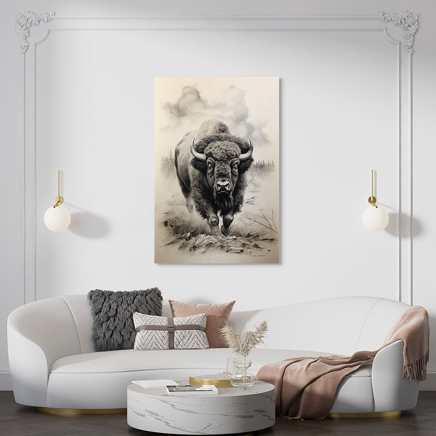 Bison In Hayden Valley