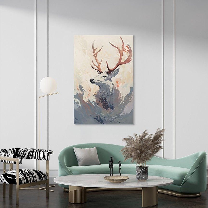 Abstract Elk Visions Wall Art