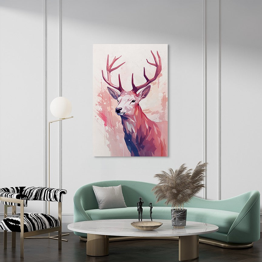 Elk Abstract Wall Art