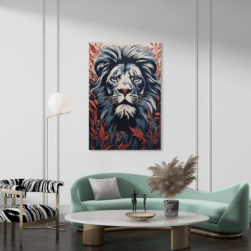 Lion Abstract Wall Art