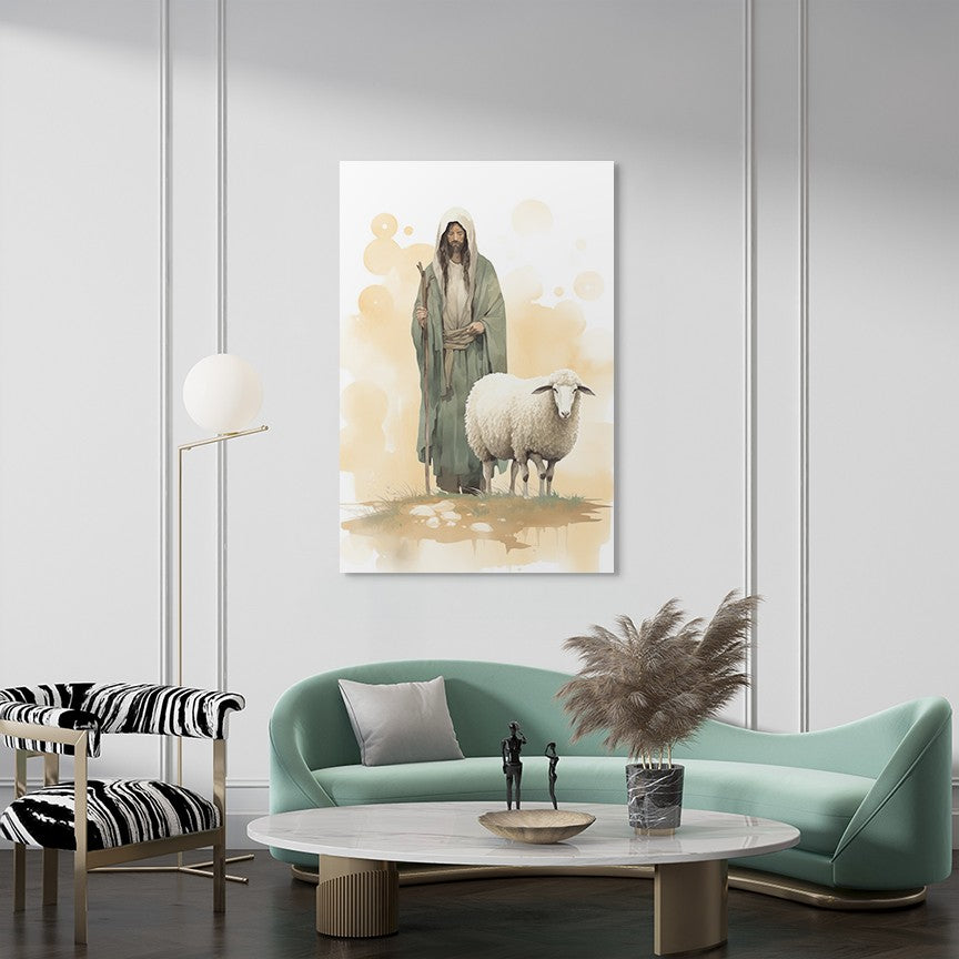 The Shepherd Guardian of the Flock Wall Art