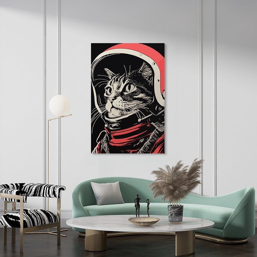 Astronaut Cat Wall Art | Digital Download