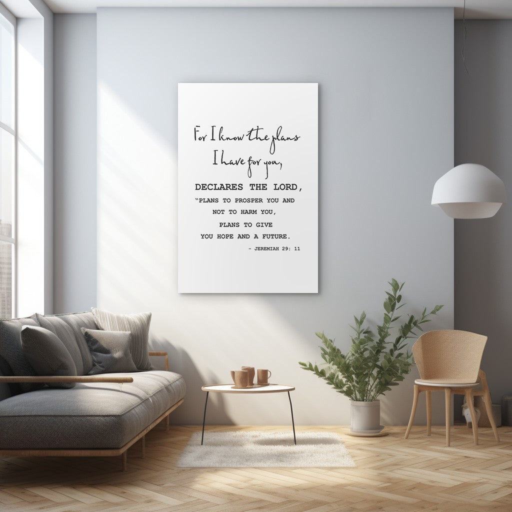 Jeremiah 29:11 - For I know the plans I have for you