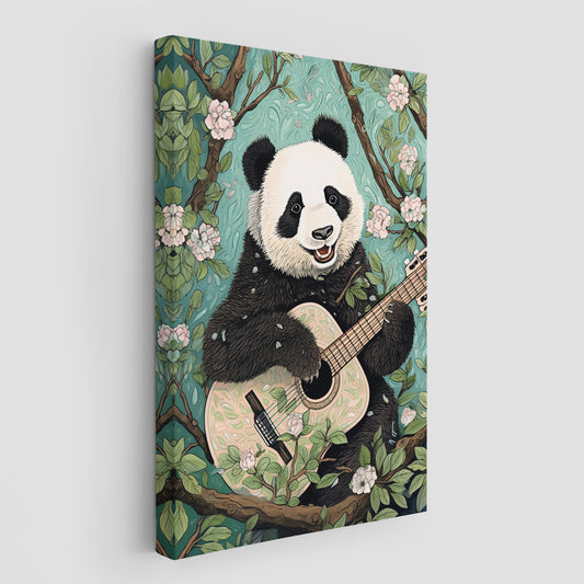 The Panda's Guitar Rhythms Wall Art