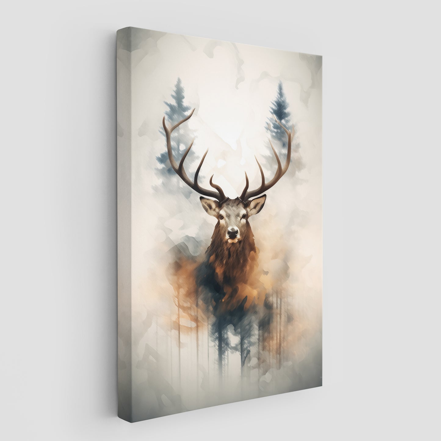 Elk and Forest Wall Art
