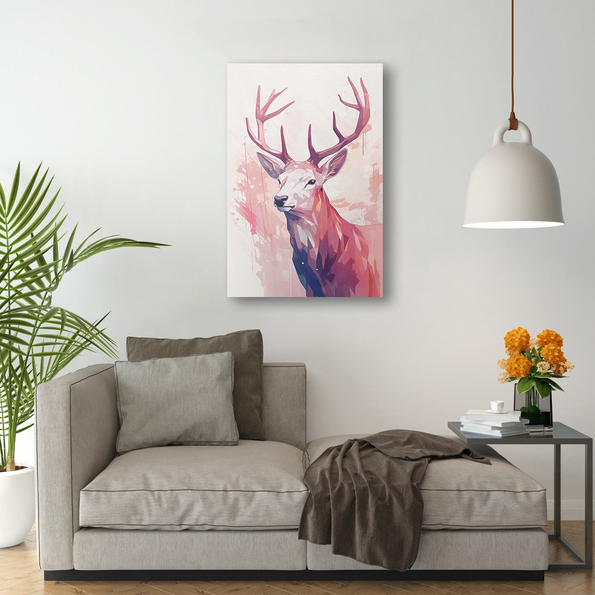 Elk Abstract Wall Art