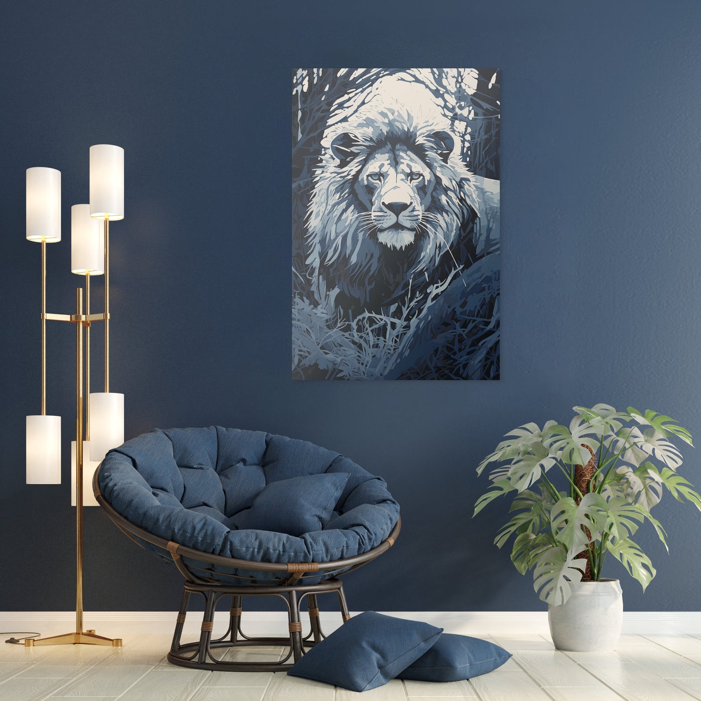 Lion's Spirit Wall Art