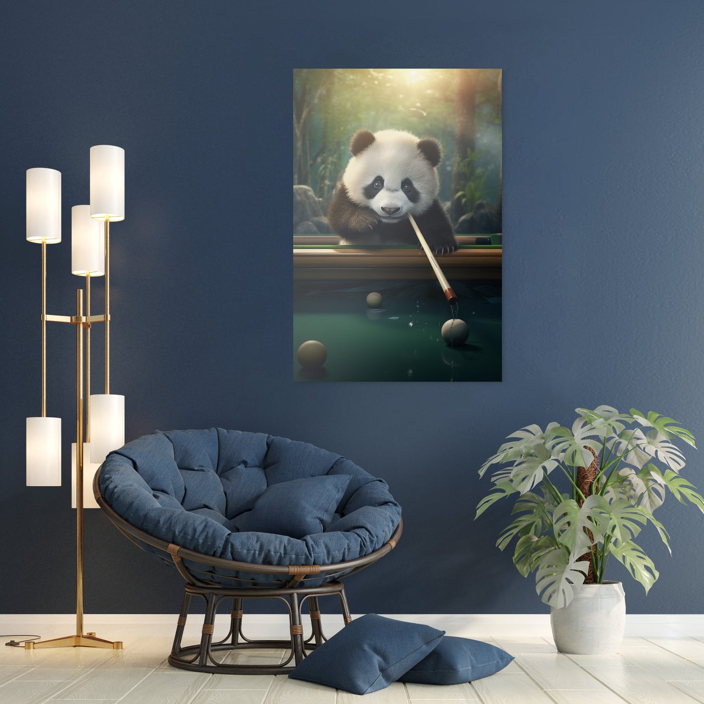 The Panda's Snooker Delight Wall Art