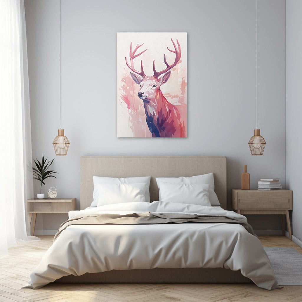 Elk Abstract Wall Art