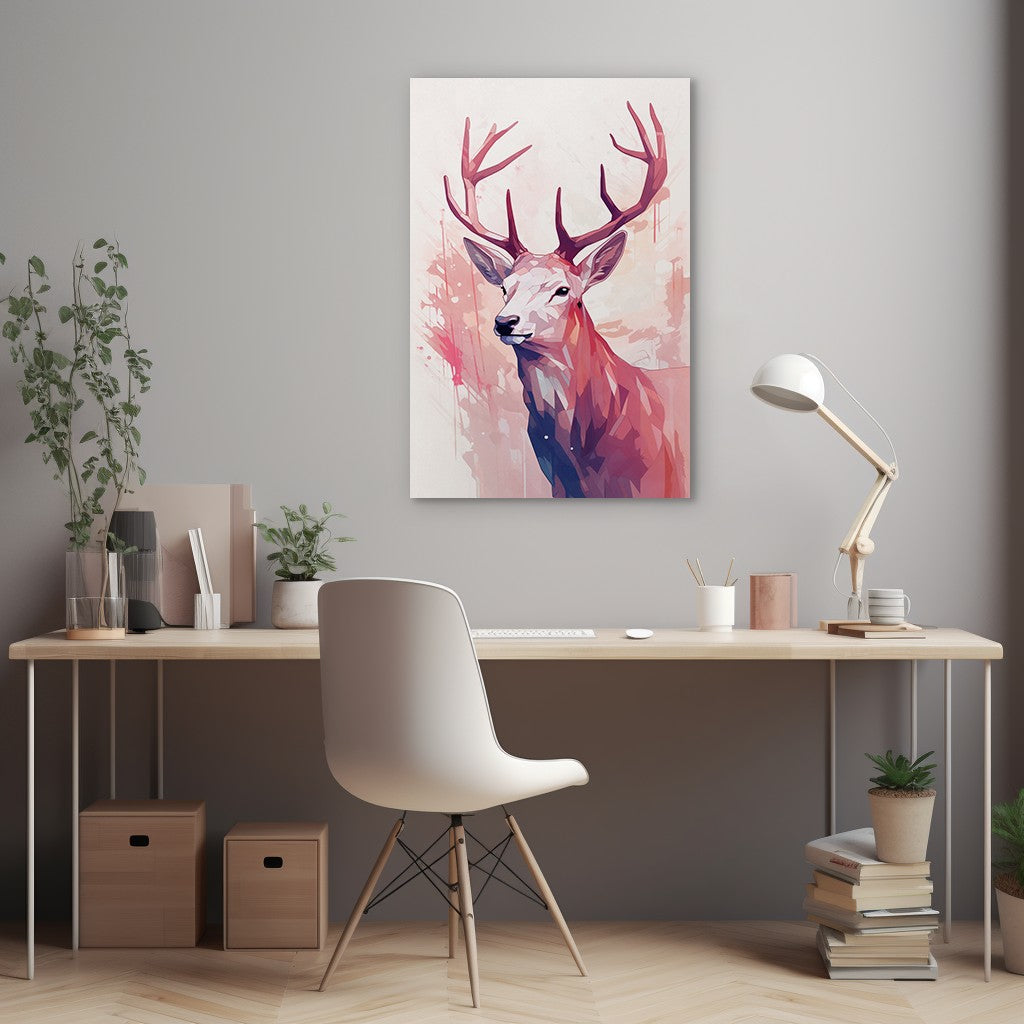 Elk Abstract Wall Art