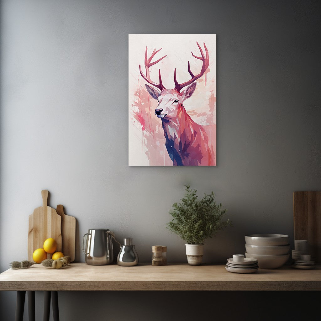 Elk Abstract Wall Art