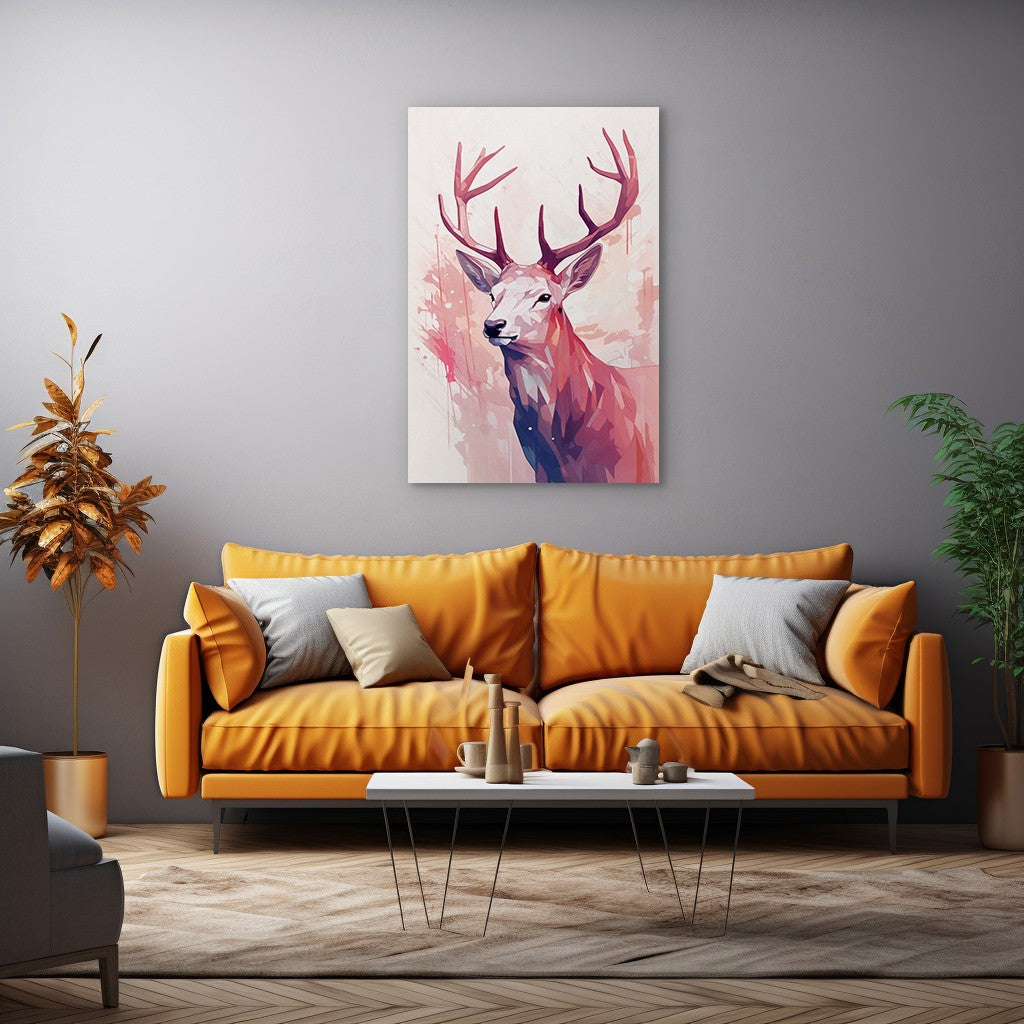 Elk Abstract Wall Art