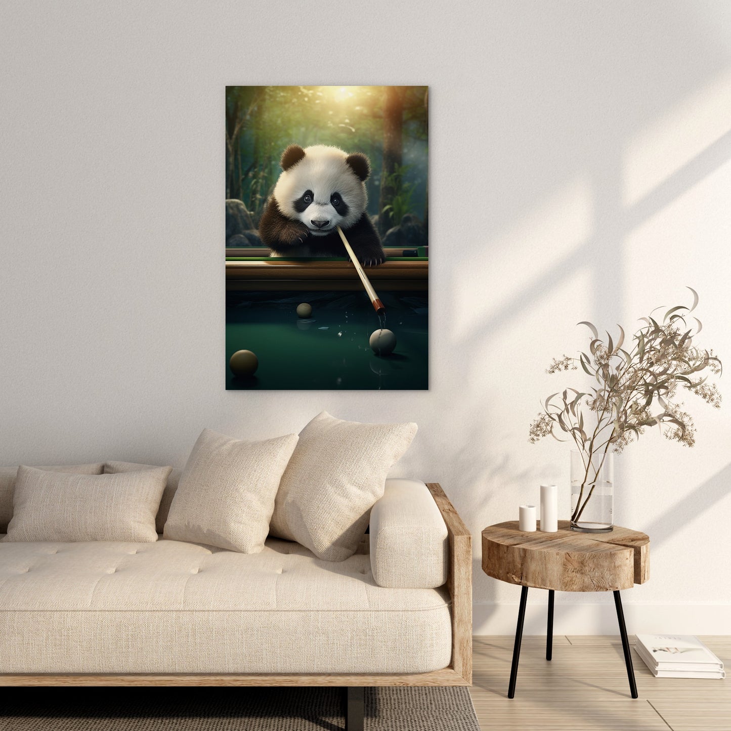 The Panda's Snooker Delight Wall Art