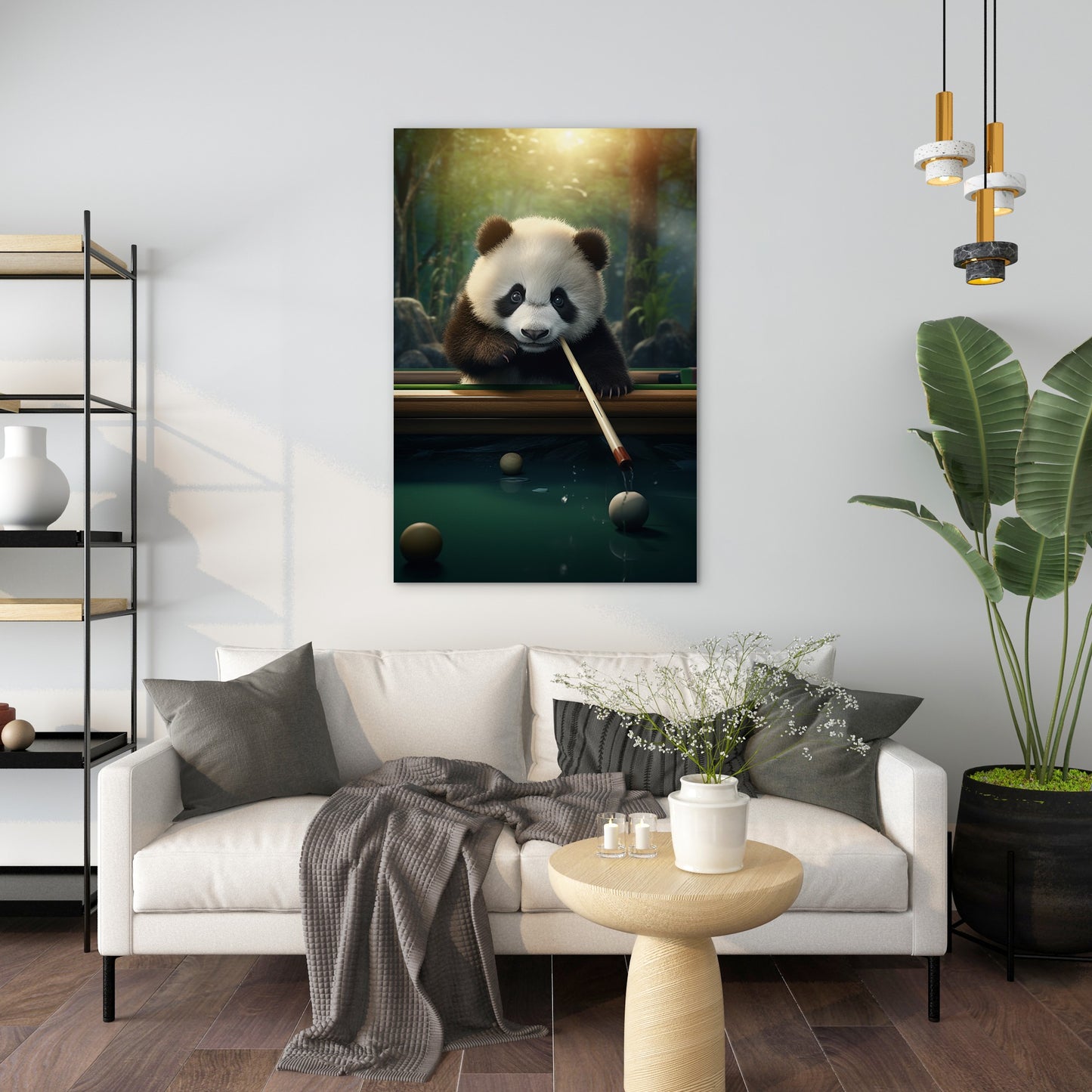 The Panda's Snooker Delight Wall Art