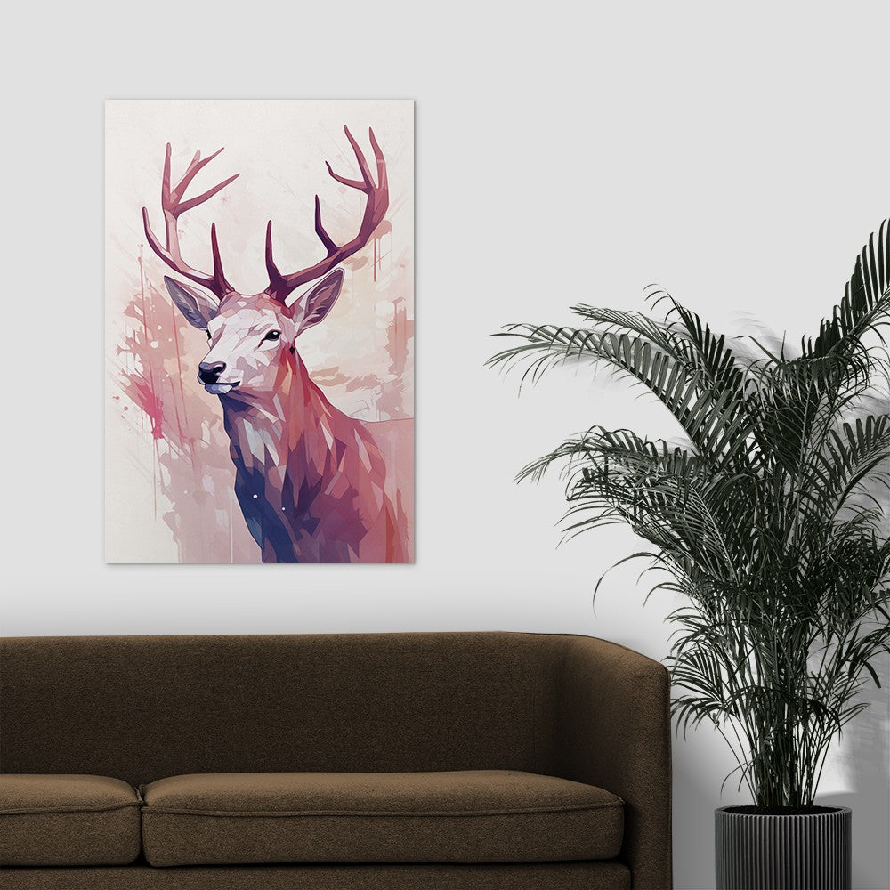 Elk Abstract Wall Art