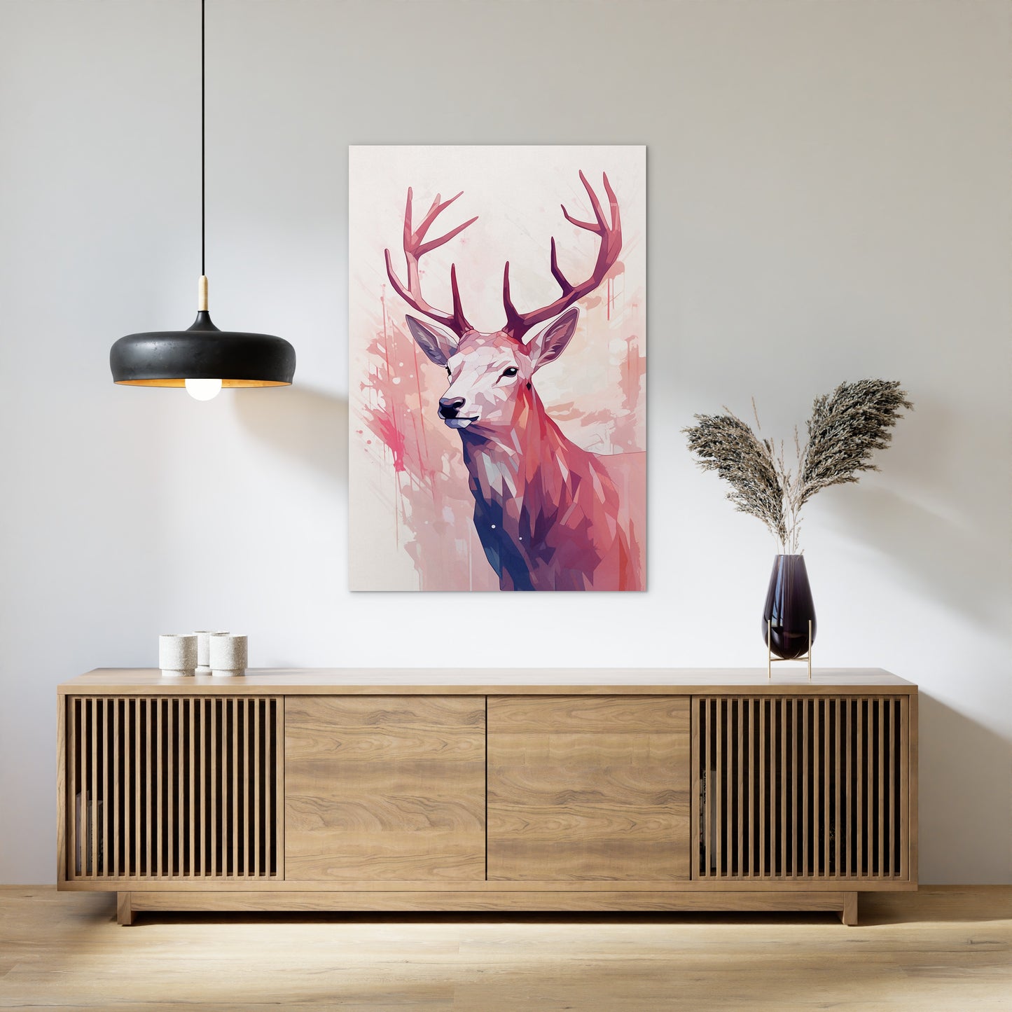 Elk Abstract Wall Art