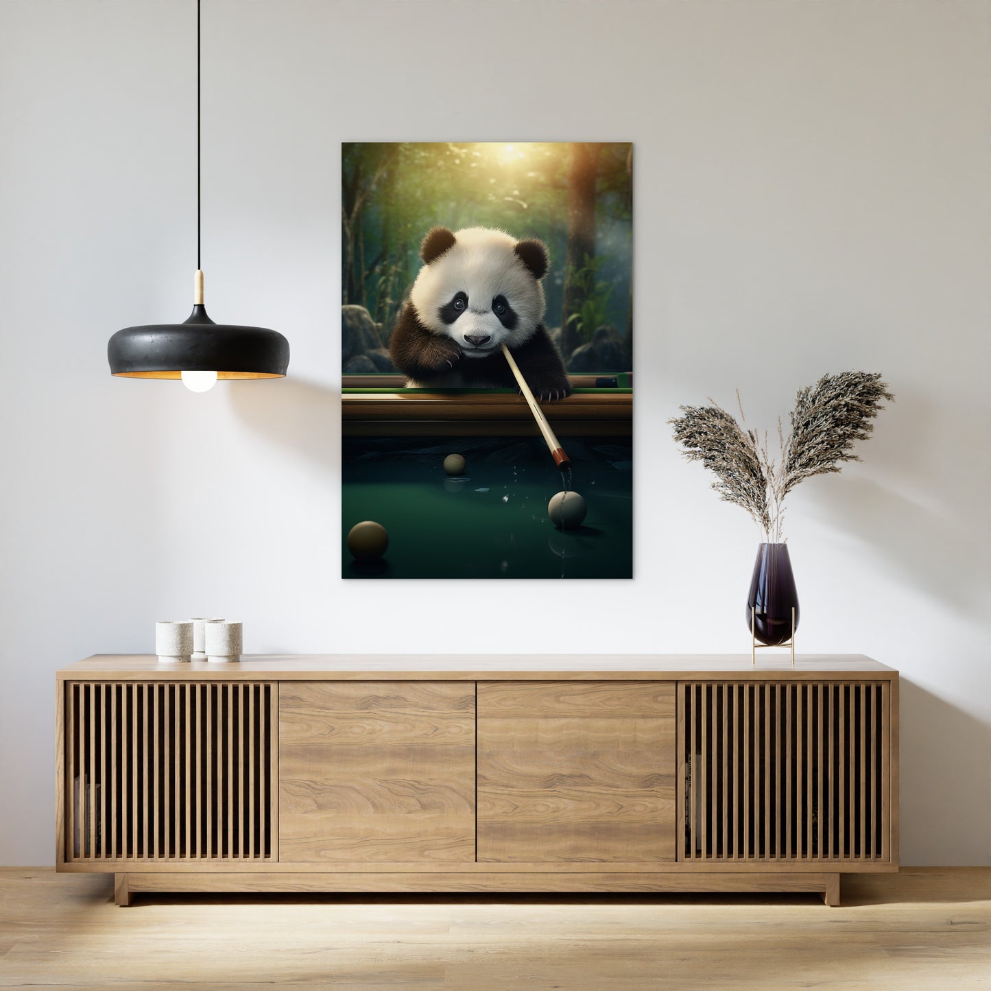 The Panda's Snooker Delight Wall Art
