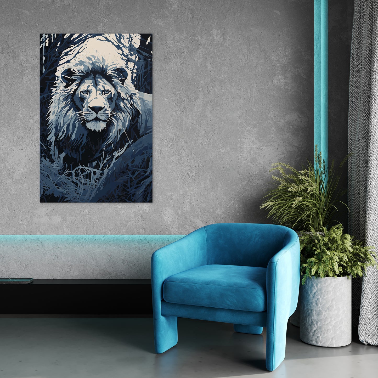 Lion's Spirit Wall Art