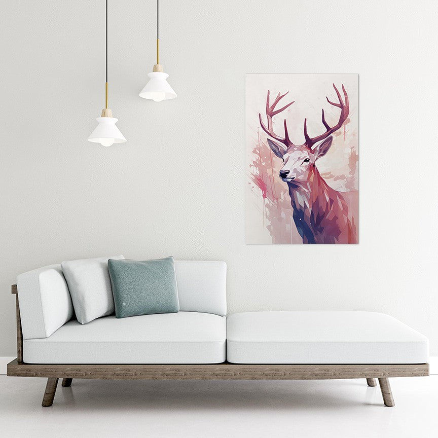 Elk Abstract Wall Art
