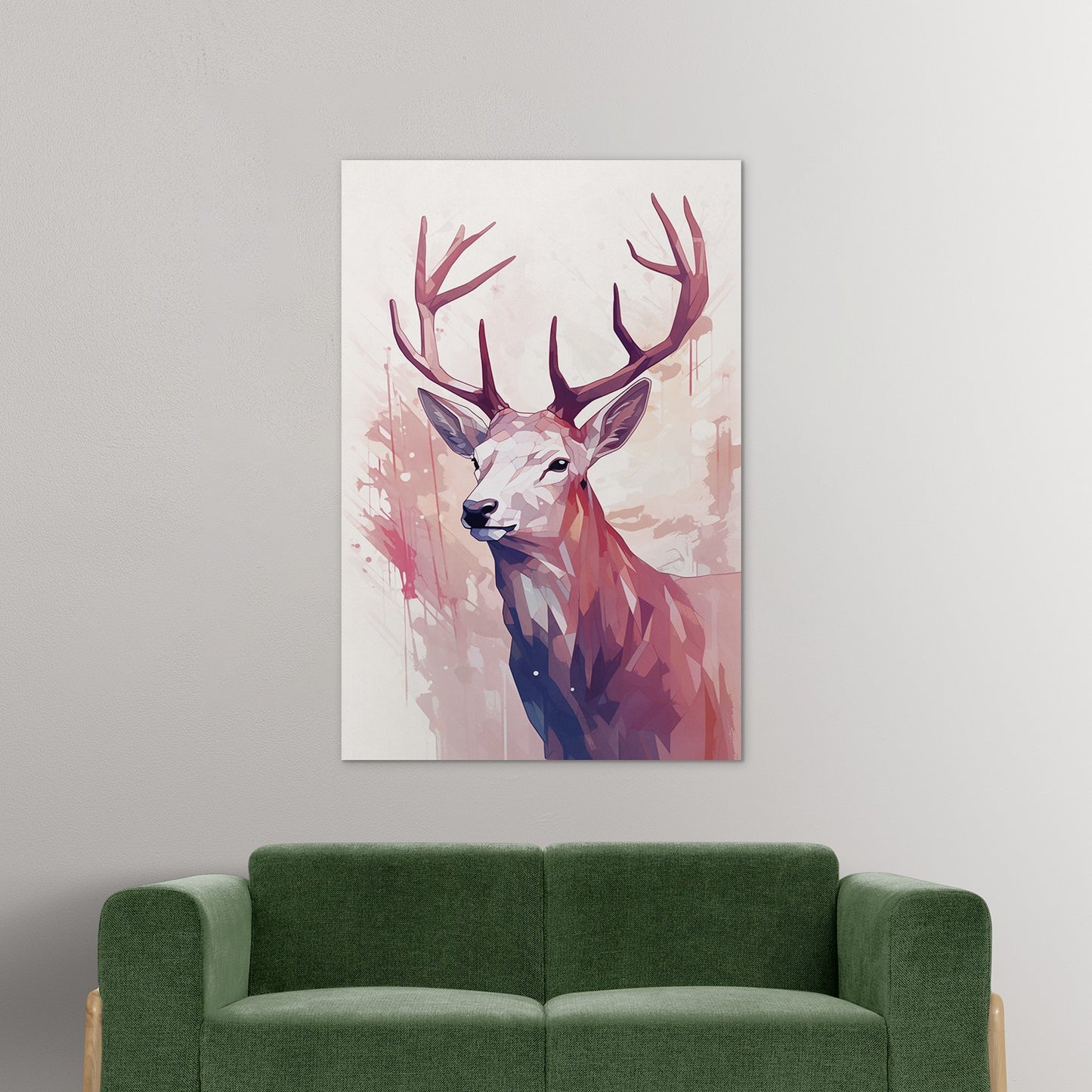 Elk Abstract Wall Art