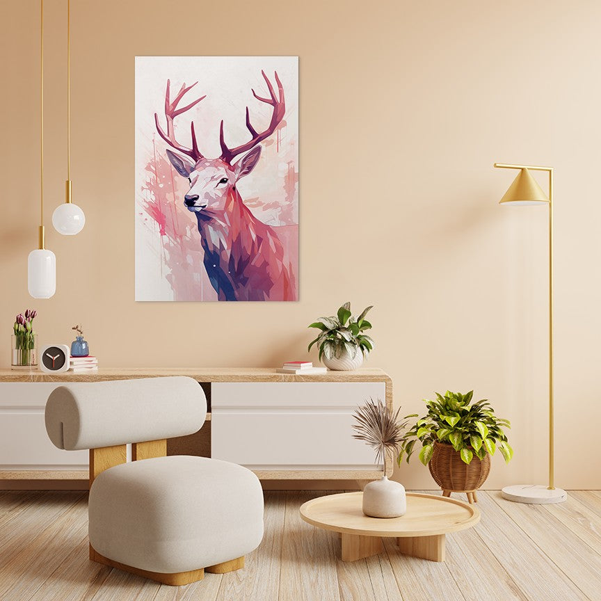 Elk Abstract Wall Art