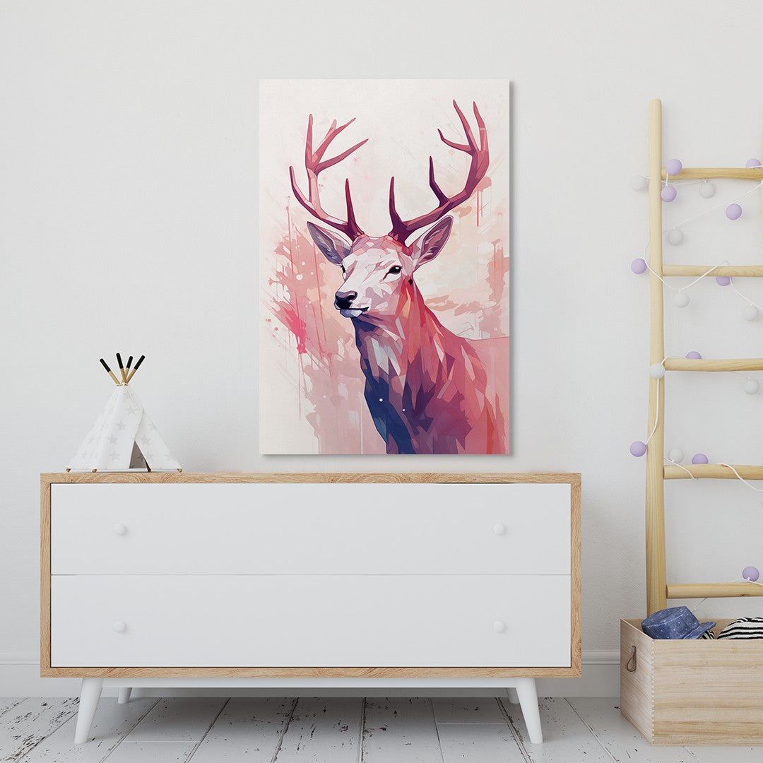 Elk Abstract Wall Art