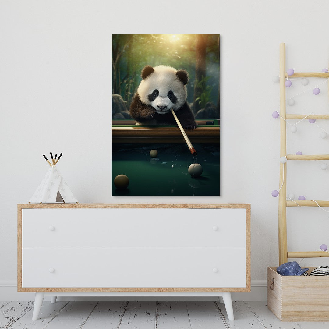 The Panda's Snooker Delight Wall Art