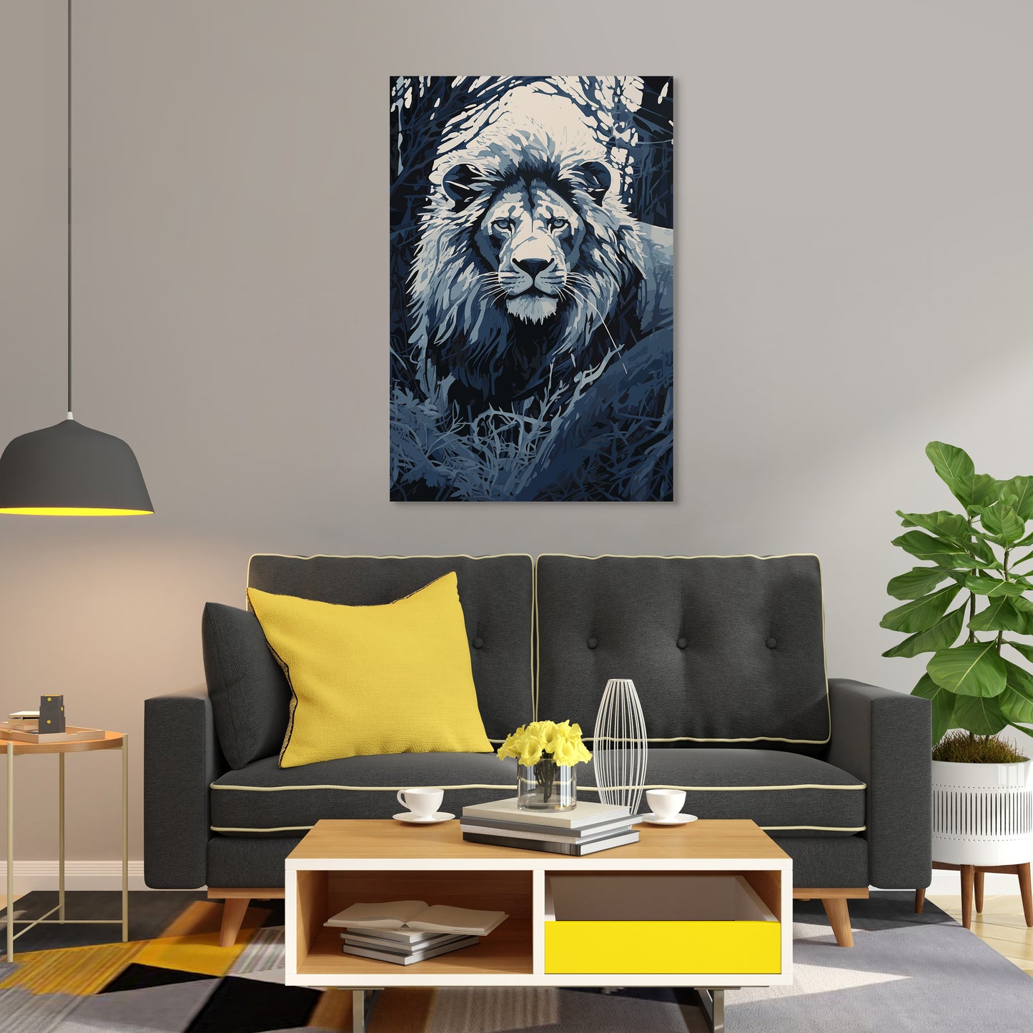 Lion's Spirit Wall Art